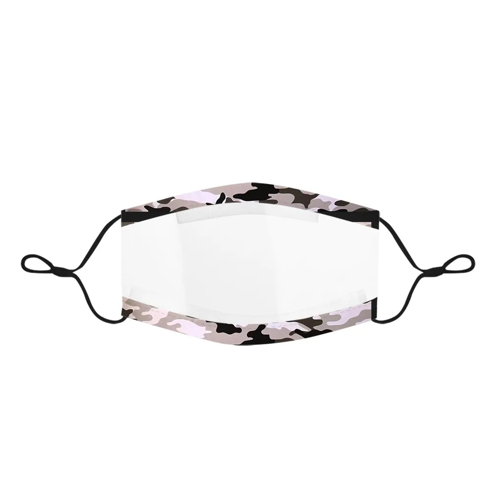 1PC Adult Mask With Clear Window Visible Expression For The Deaf And Hard Of Hearing Creative Transparent screen Mouth Cover | Дом и сад