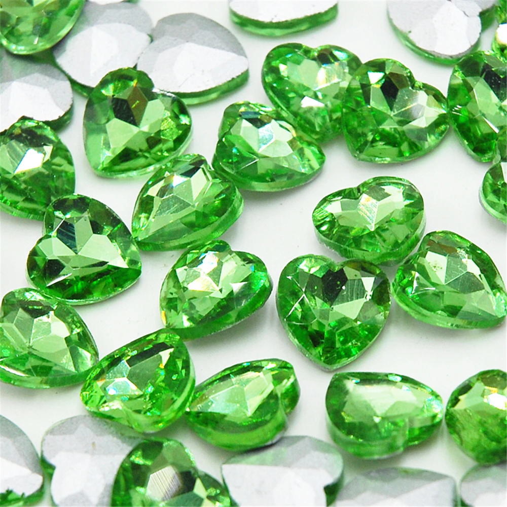 Швейные принадлежности 6-27 мм стеклянные кристаллы стразы в форме сердца Форма