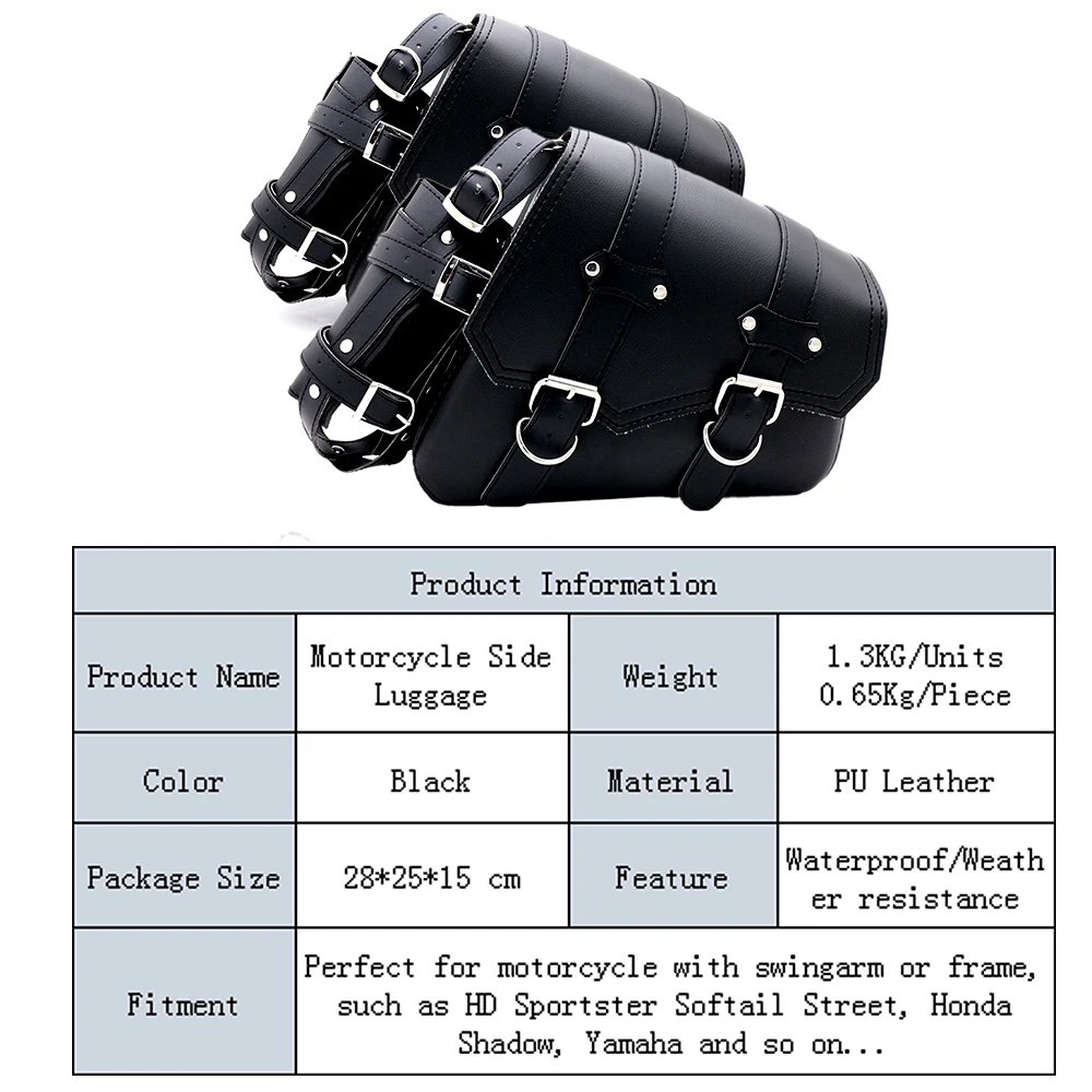 Седельная сумка для мотоцикла Harley Davidson Новое поступление из искусственной кожи