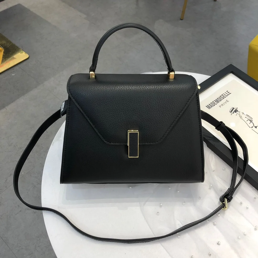 

free shipping 2020 the new style fashoin popular genuine cow leather women handbag one shoulder bag crossbody bag 26cm5 color
