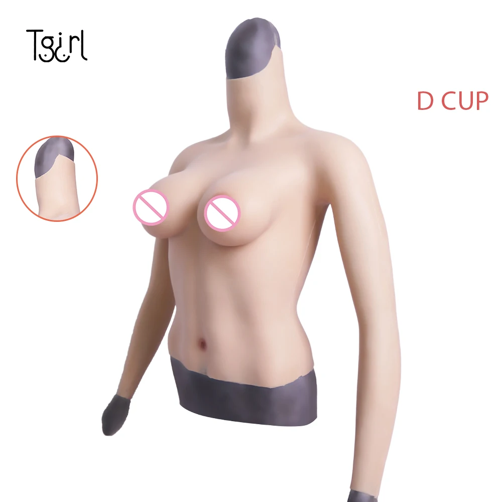 Силиконовые формы Tgirl для груди и тела мастэктомия чашка D полутело силиконовые