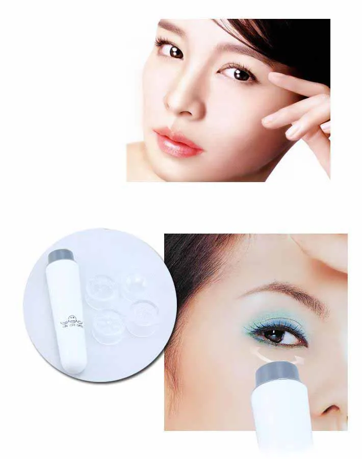 4 головки мини ручка для массажа глаз электрическая Вибрирующая лицевая мужчин и