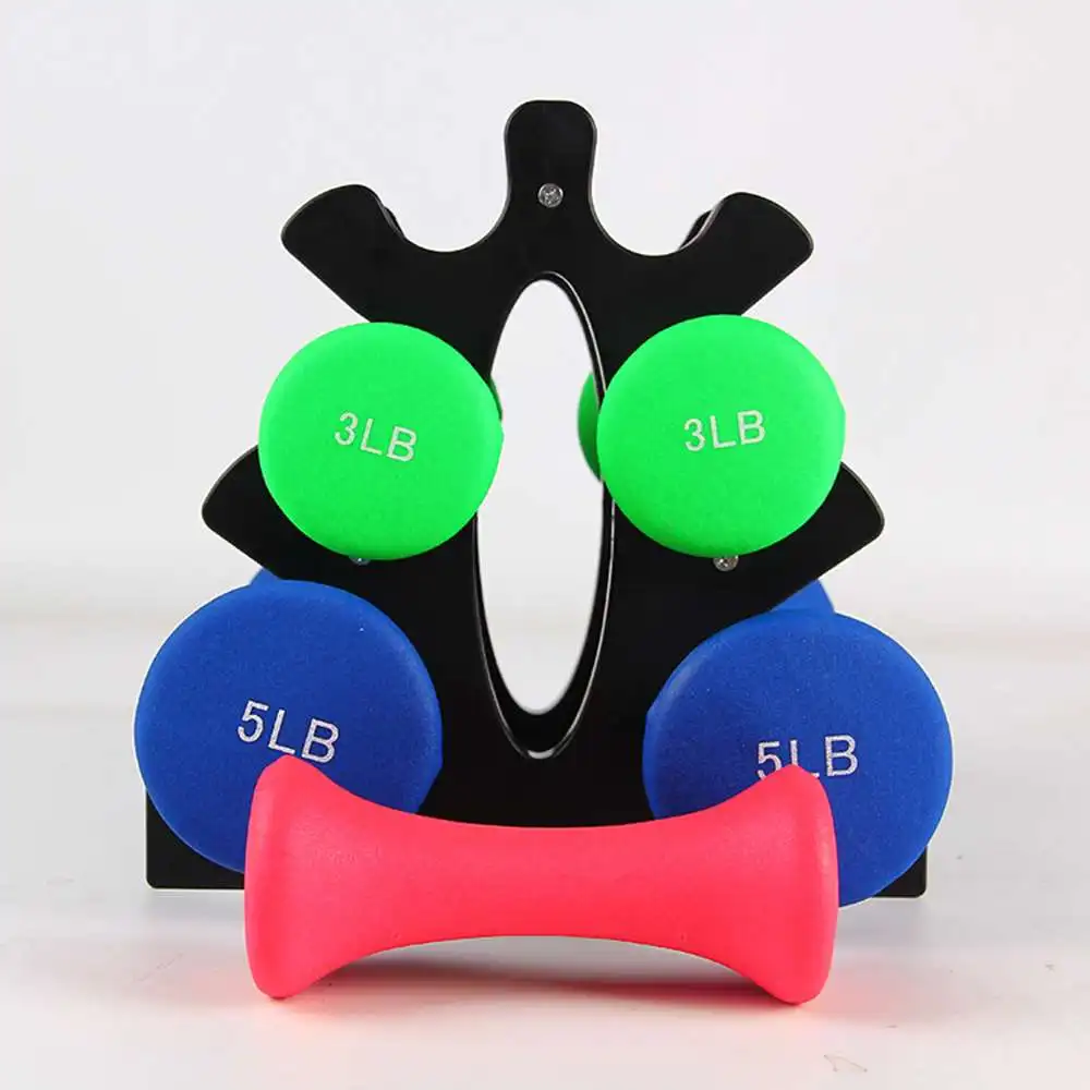 

Durable Plastic Dumbbell Rack Weights Handle Stand Home Office Storage Weight Lifting Fixed Stands
