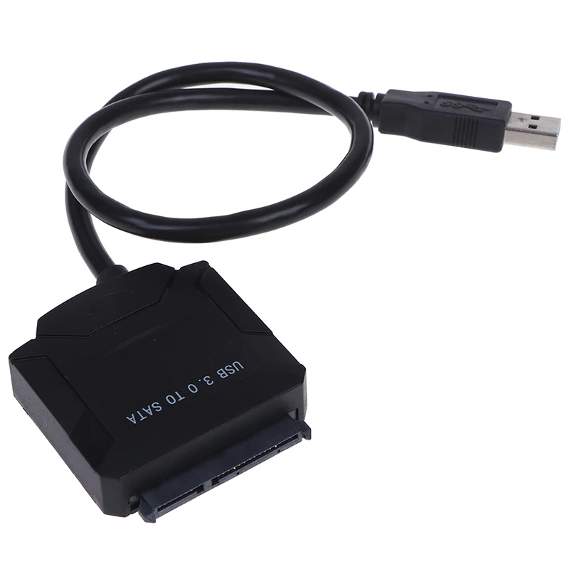 1pc USB 3.0 to SATA adapter converter cable with dc input jack for 2.5" 3.5" SSD Super Speed |