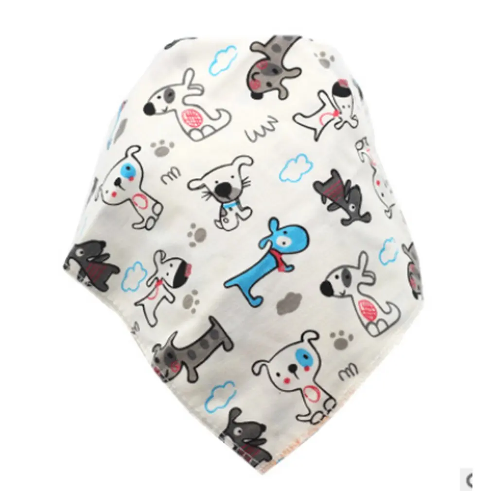 

Fashion Print Triangle Baby Drool Bibs Waterproof Soft Pure Cotton Bibs For Teething Drooling Feeding Baby