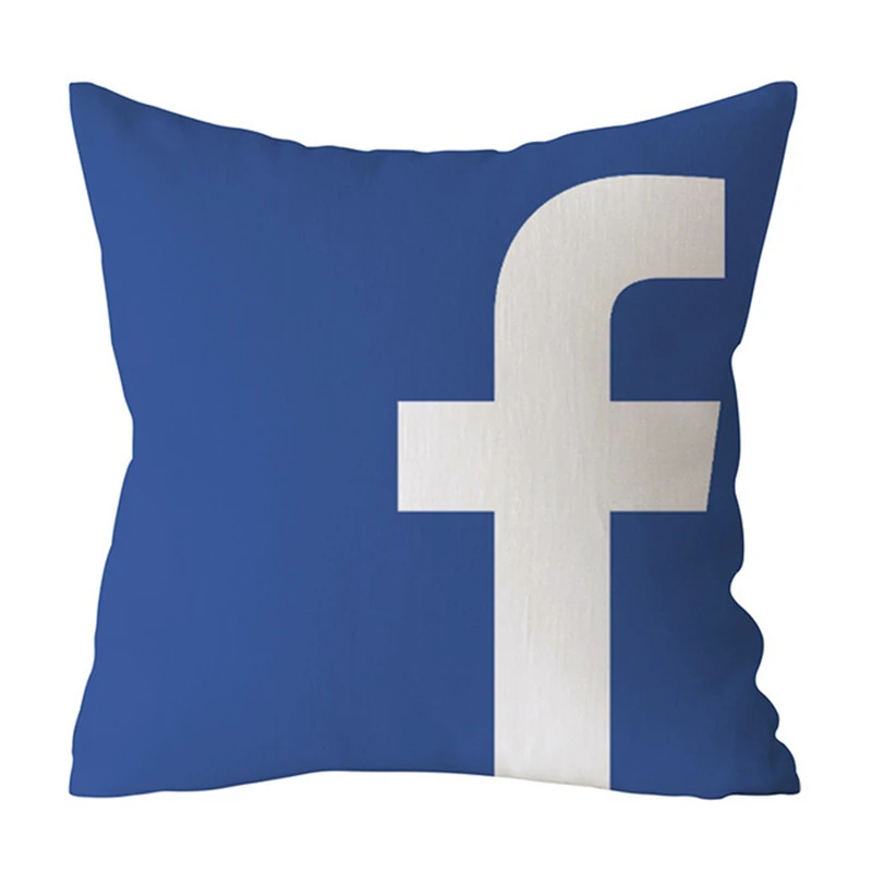 Наволочка приложение Facebook Youtube Instagram шаблон наволочки для дома декоративные