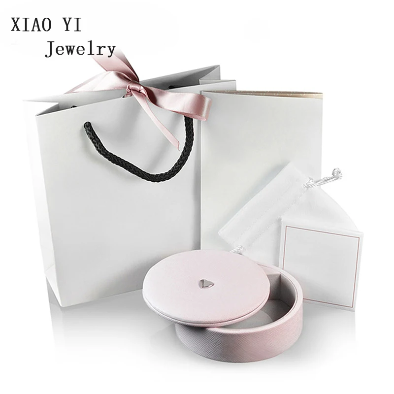 

Комплект подарочных украшений XIAOYI, ожерелье из розового круга с защитой от сердечек, подарок на день Святого Валентина, 11