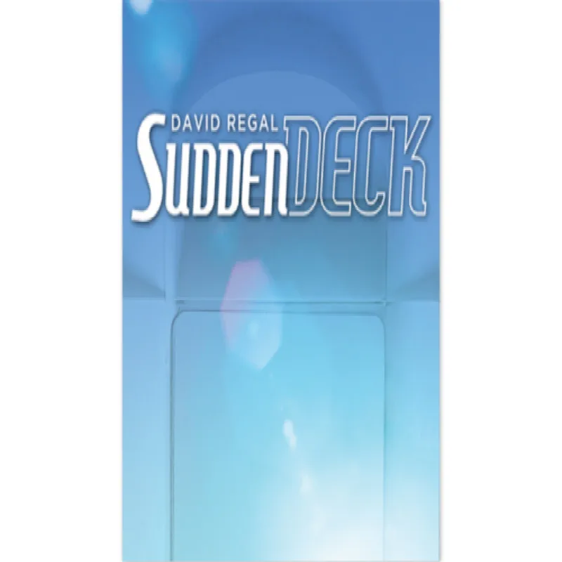 

Sudden Deck 3.0 (Gimmick and Online Instructions) by David Regal Card Magic Tricks Close up Magic Props Illusions Magician Cards