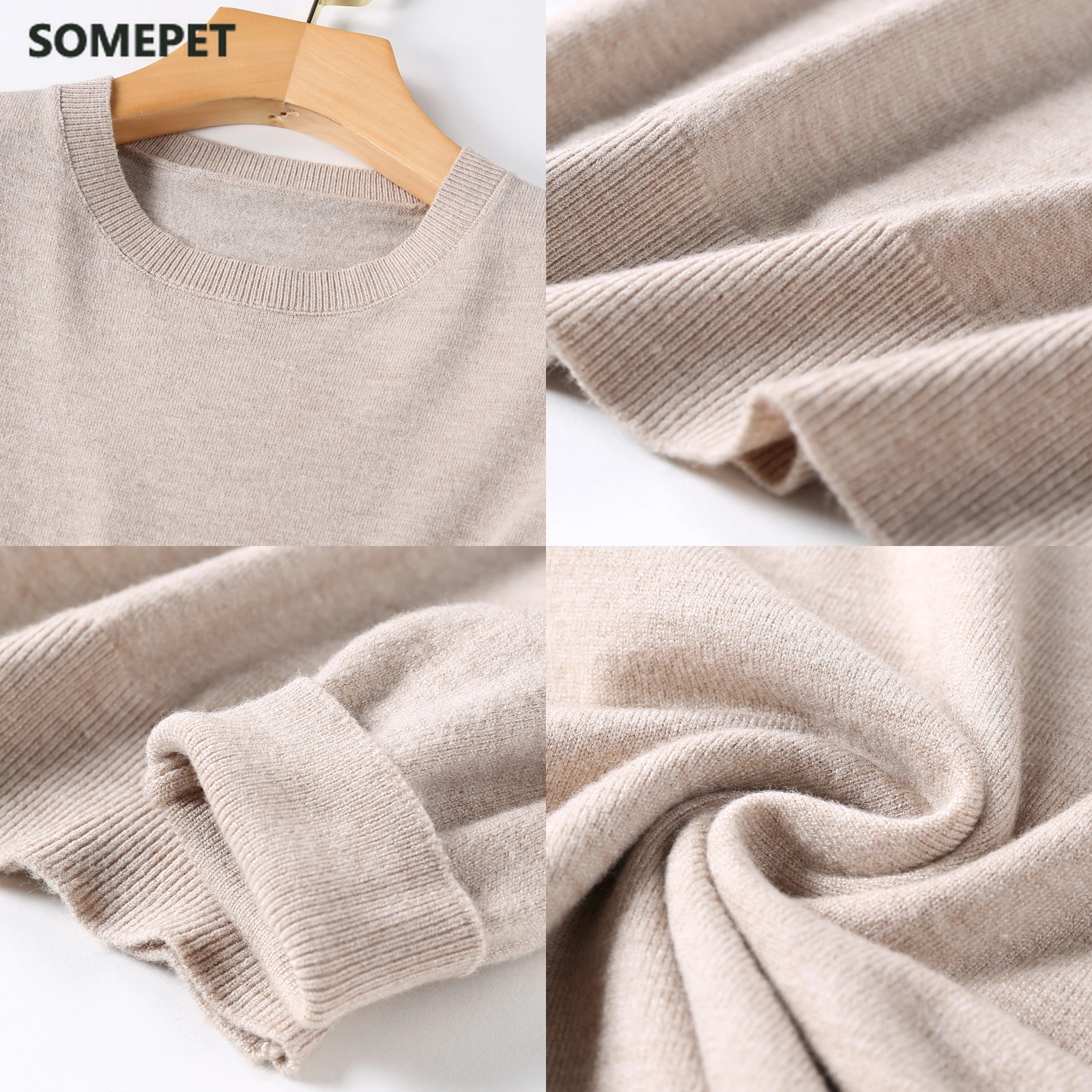 

Ladies Knitted Sweater Women Pullovers Knit Jumper Spring Autumn Basic Women Sweaters Pullover Soft Slim Fit Top Knitwear Female