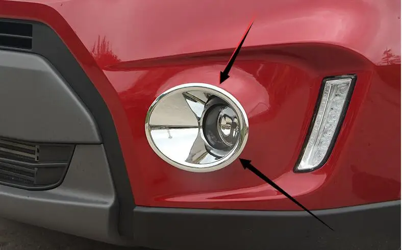 Для Suzuki Vitara 2015 2016 2017 хром ABS передняя противотуманная фара накладка 2 шт./компл. |