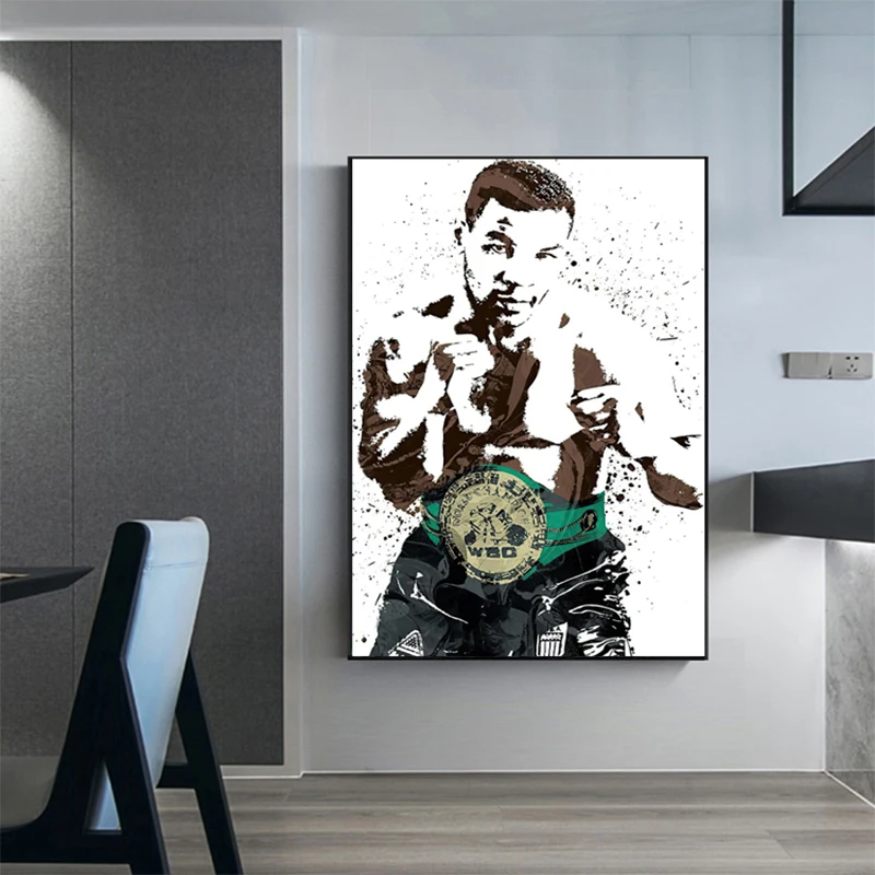 

Muhammad Ali Mike Tyson Boxing Posters And Prints Canvas Painting Wall Art Pictures For Home Design Bedroom Living Room Decor