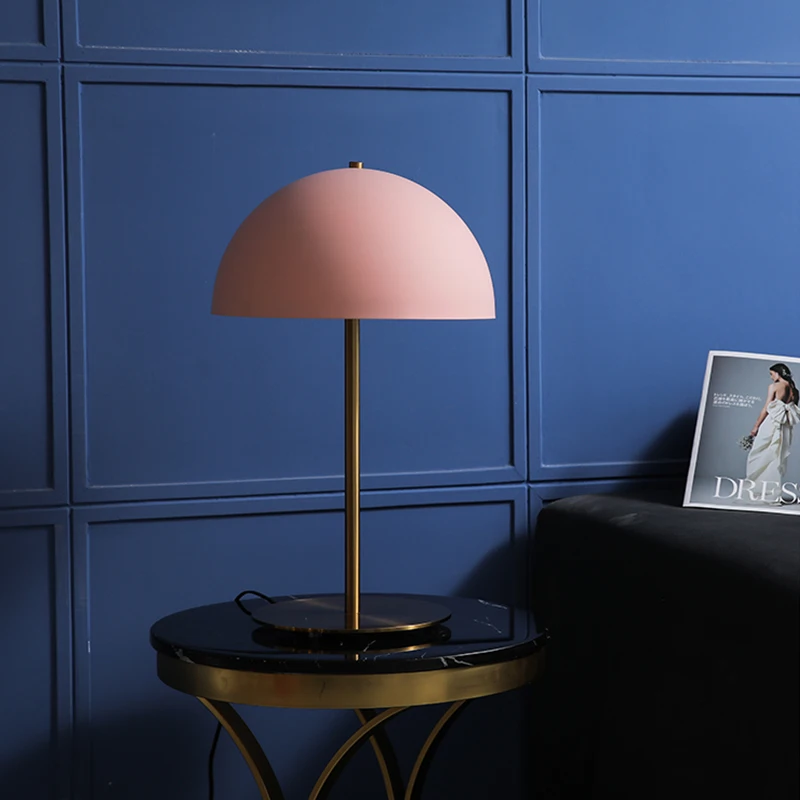 СКАНДИНАВСКАЯ МИНИМАЛИСТИЧЕСКАЯ НОЧНАЯ ЛАМПА ДЛЯ ГОСТИНОЙ В ФОРМЕ ГРИБА ДЛЯ ДЕВОЧКИ В СПАЛЬНЕ ИЗУЧЕНИЯ.