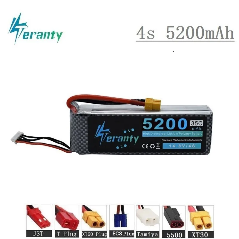Tamiya по супер скидке/T/XT60/TRX штекер 14 8 v 5200mAh литий-полимерный Батарея для