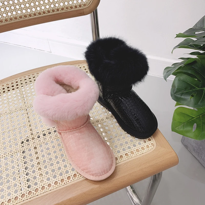 Dolakids 2020 новых детских зимних сапог Мультяшные сапоги флисовый утепленный для