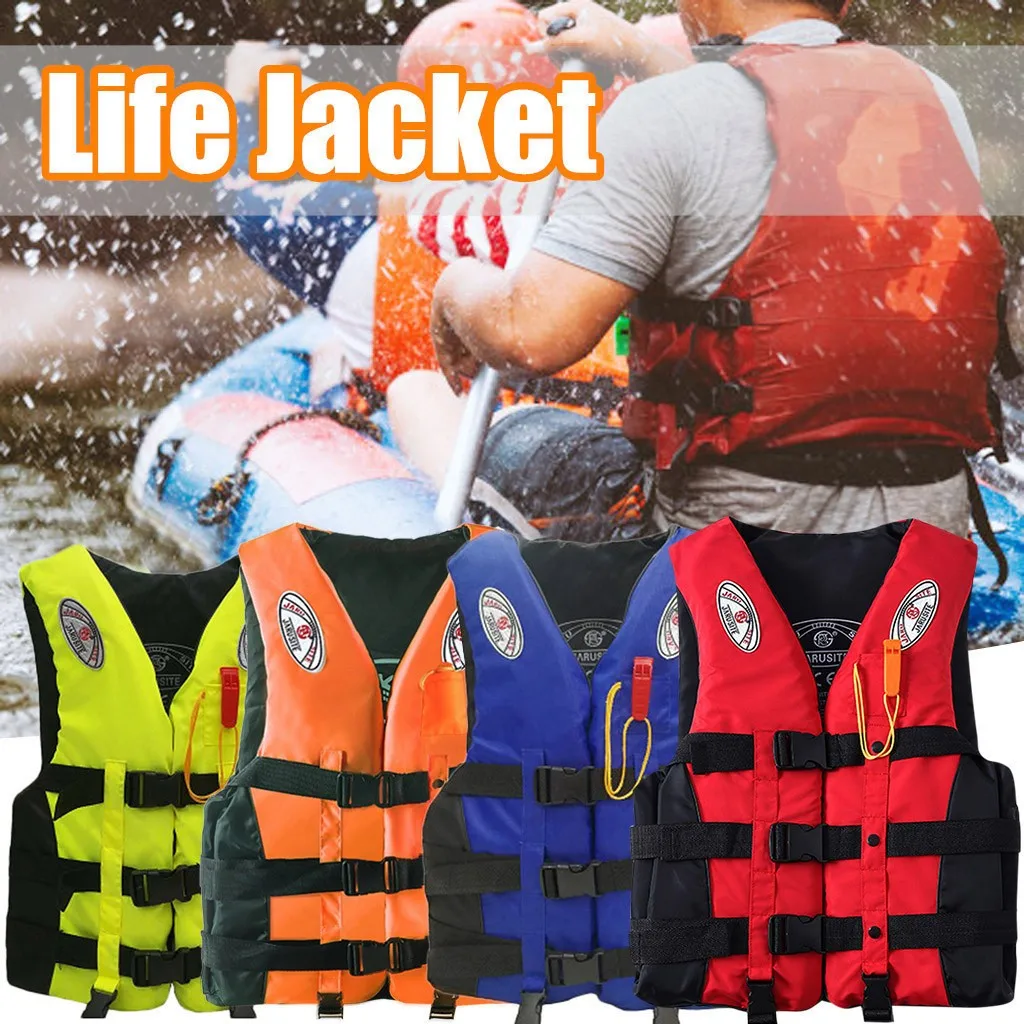 

40# Adults Life Aid Vest Kayak Ski Buoyancy Fishing Boat Watersport Wimming Boating Ski Jacket Faja Lumbar Colete Postura