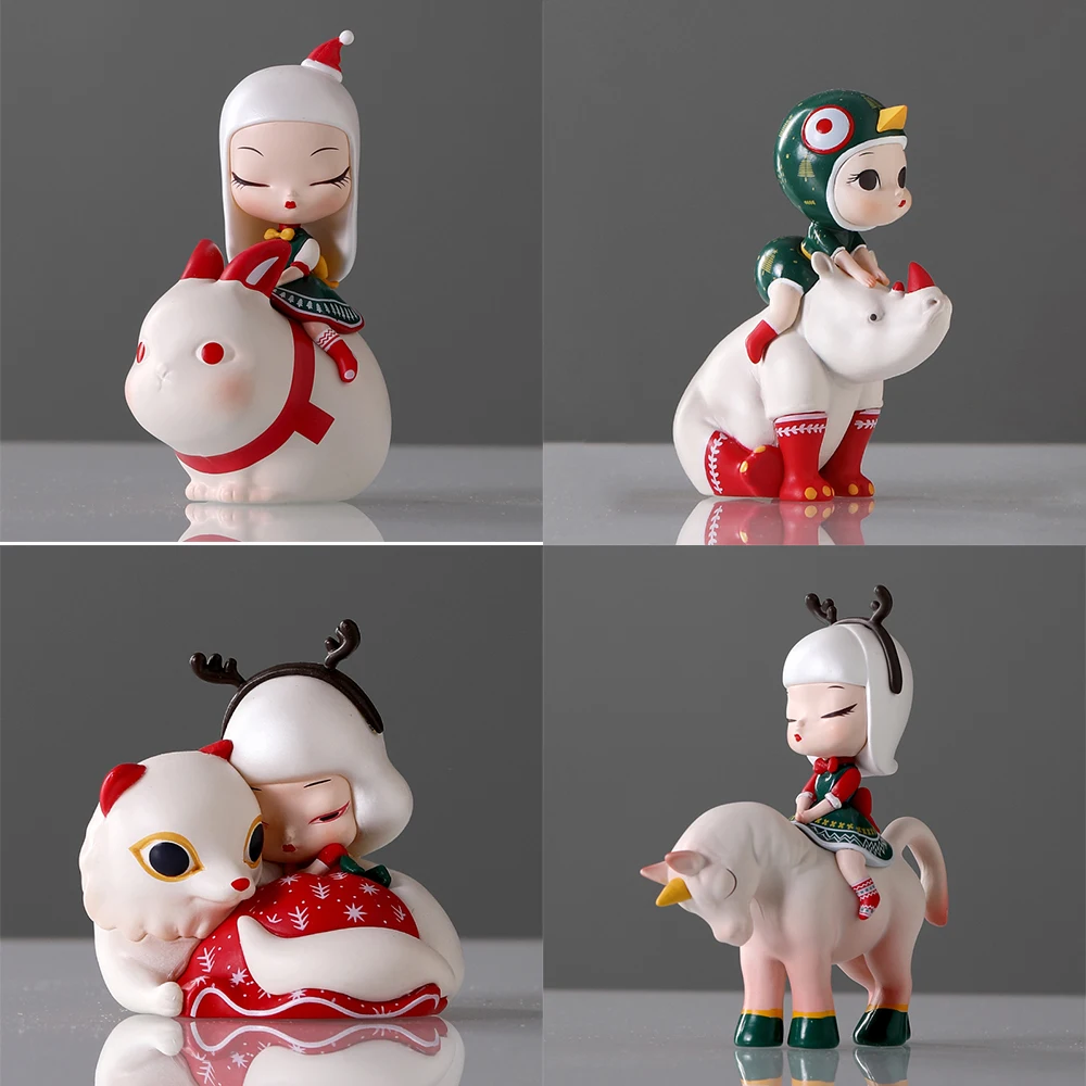 

52Toys Kimmy Popmarts Blind Box Toys Dream Fairy Tale Series Deer Cute Kawaii Cat Rabbit Animal Figure Surprise Toys For Girl