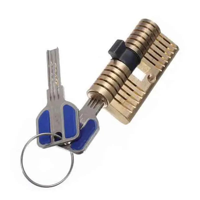 Профессиональный слесарный замок в форме полумесяца с двумя кнопками |