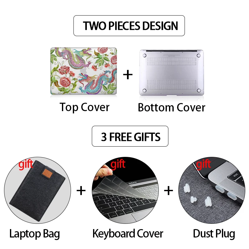 MTT чехол для ноутбука Macbook Air 13 дюймов a1466 a2179 a1932 Pro 11 12 15 16 a2289 | Компьютеры и офис
