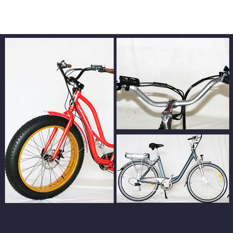 

JueShuai Electric Bike Handlebar Aluninum Alloy Fixed Gear Handlebar Black/Silver Bicycle Bend Handlebar Bicycle Accessories