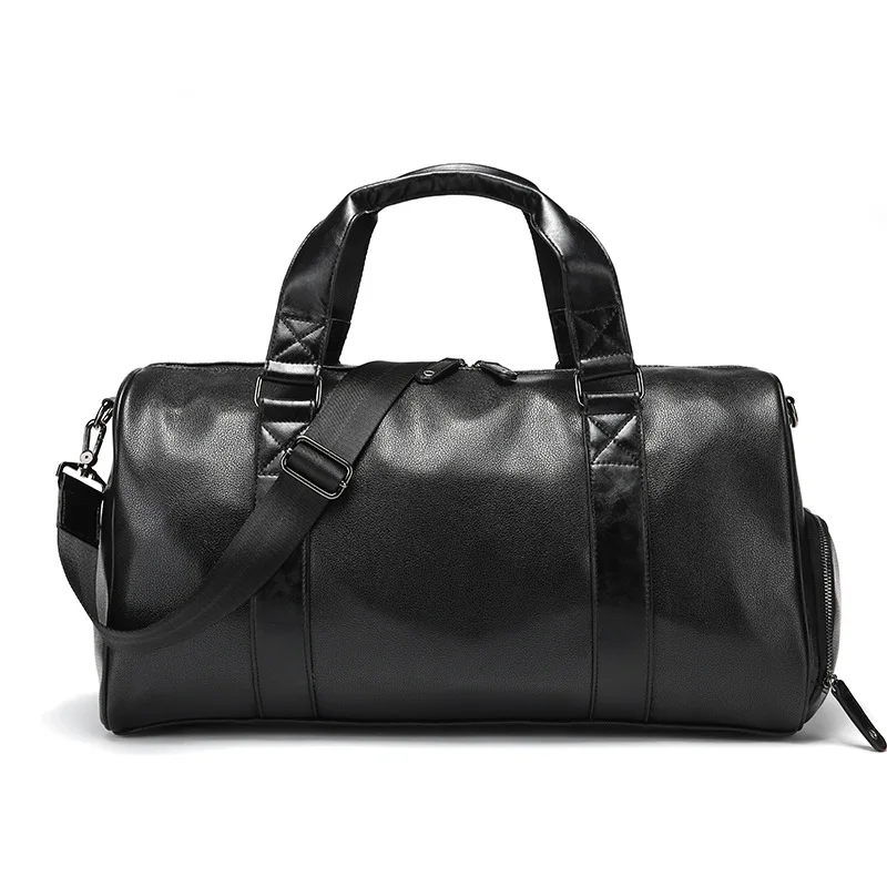 Men Women Travel Bag Soft Real Leather Cowhide Carry Hand Luggage Bags Travel Shoulder Bag Male Female