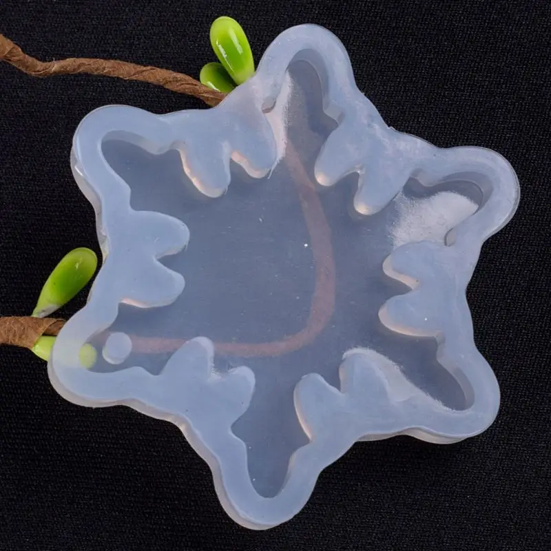 

5Pcs Snowflake Flower Pendant Molds Kit Cherry Blossom Resin Mold Jewelry Making