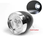 Светильник велосипедная в стиле ретро, 3 светодиода, передсветильник фара, предупреждающий ночсветильник, украшение для велосипеда, черная, серебрисветильник, s