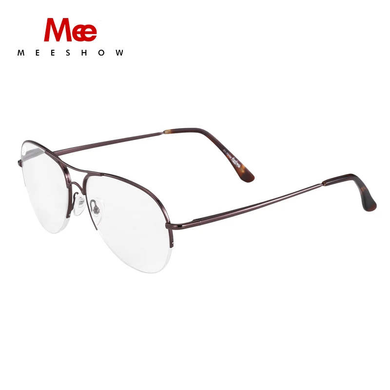 MEESHOW Pilot очки для чтения приглушенные очки gafas lectura негабаритные мужские металлические очки gøzluk+ от 1,0 до 3,0 leesbril T0341
