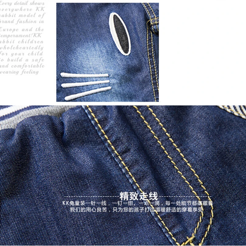Новинка 2020 джинсовые брюки для маленьких мальчиков зимние брендовые Детские