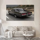 Домашний Декор Автомобиль Dodge зарядное устройство черный автомобиль холст картины на стену художественные принты современный модульный постер гостиная без рамки