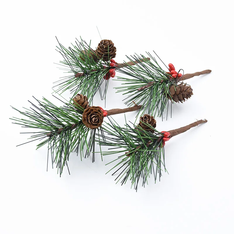 5/10 шт. Сосновые иглы мини аксессуары для рождественской елки Подарочная коробка