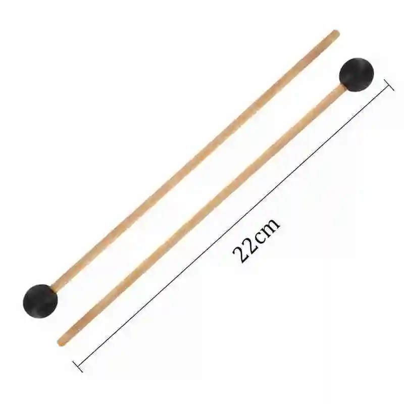 

New Bell Hammers Glockenspiel Sticks, Rubber Hammer Handle Percussion Wooden with Y9O9