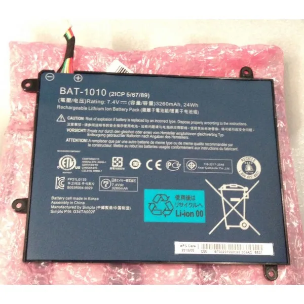 Сменный аккумулятор UGB для Acer Iconia Tab A500 A501 BT.00207.002 BAT1010 | Компьютеры и офис