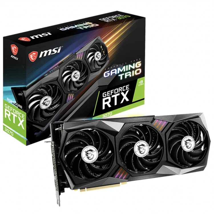 

Видеокарта nvidia geforce RTX3070, 8 ГБ, 1725 МГц, для киберспорта, для игрового компьютера, в наличии msi pny asus gigabyte