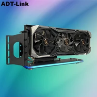 pcie 3 0 16x riser cable display card vertical magnetic suction rgb bracket pci express 3 0 port graphics card extension