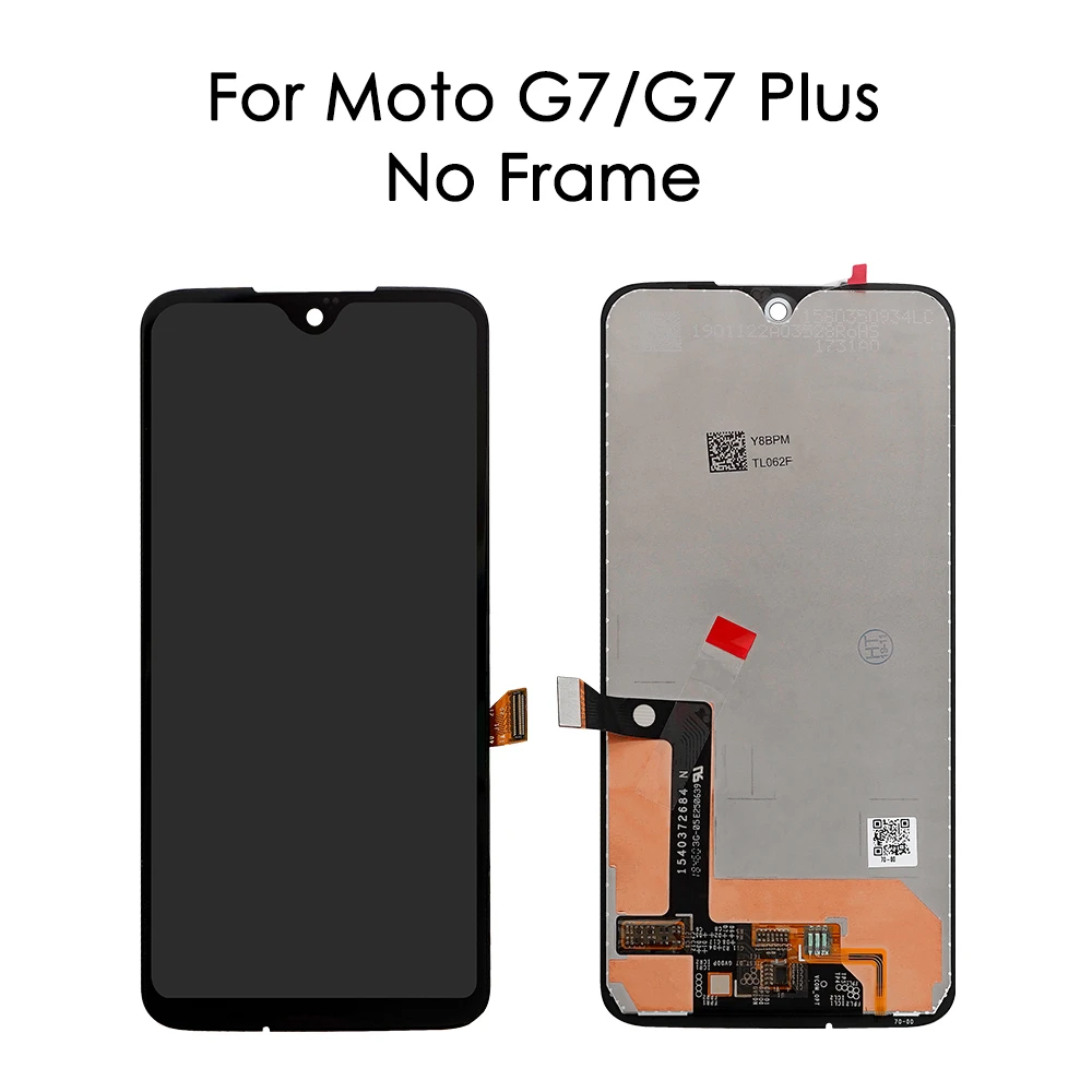 Оригинальный ЖК экран для Motorola Moto G7 Play дигитайзер Power Plus дисплей сенсорный в сборе