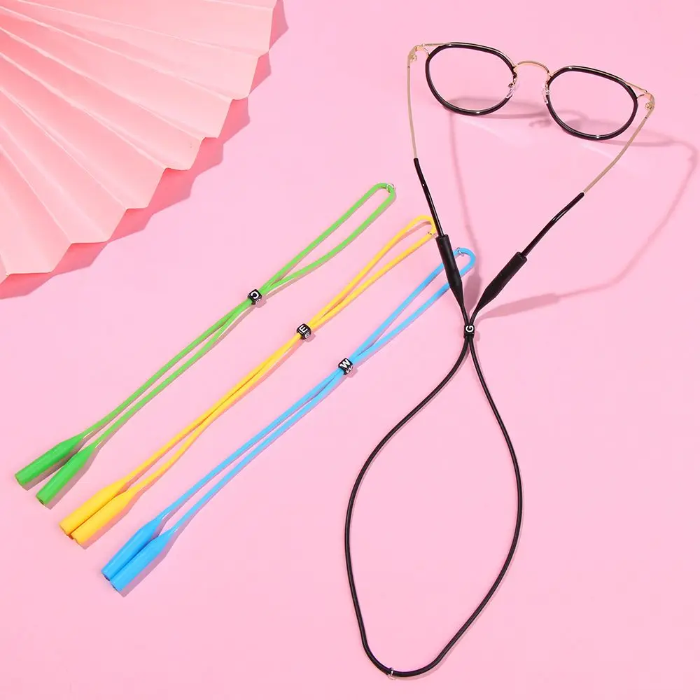 Силиконовый ремешок для очков шнурок эластичный Противоскользящий шнур на шею |