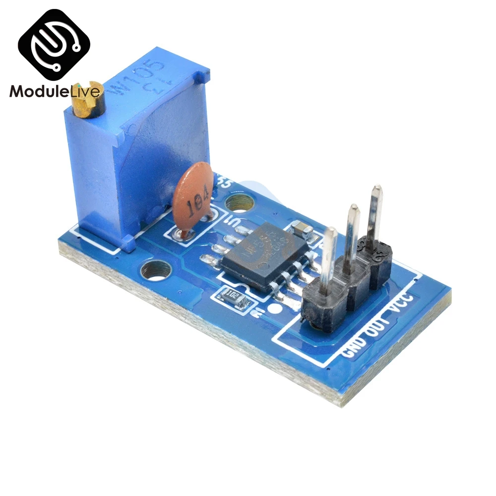 2 шт. регулируемый резистор NE555 генератор частоты импульса модуль для Arduino Smart Car 5в