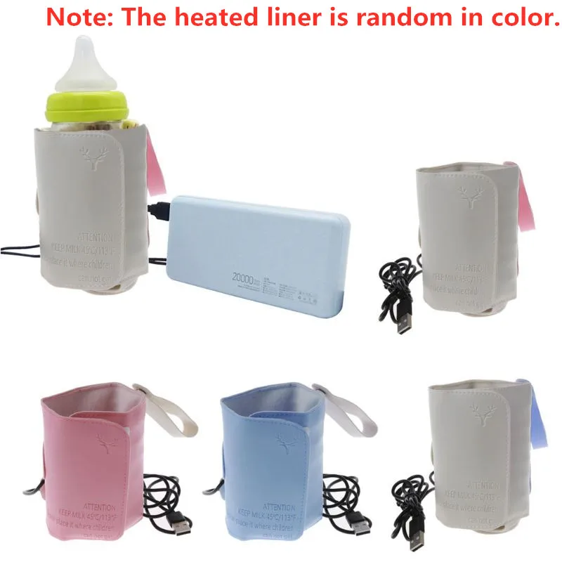 Зарядка через USB детских бутылочек подогрев сидений автомобиля бутылочка для