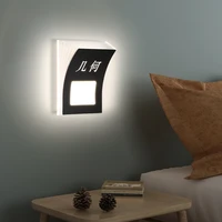 aisle wall lamp aluminum indoor fixture for bedside corridor indoor bedroom lighting bedside lighting decorative 90 260v acrylic