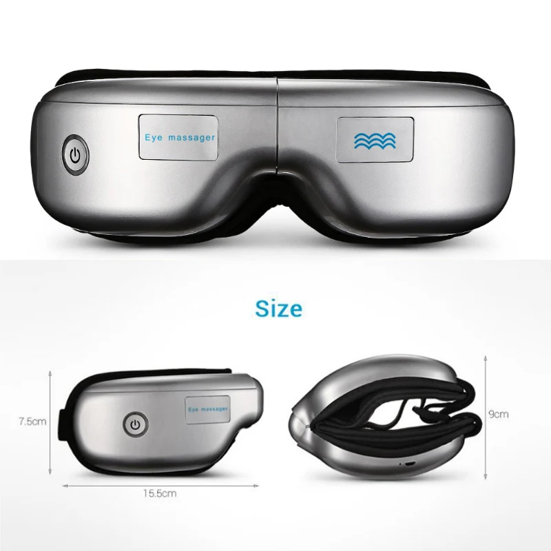 

Eye Massage SPA Instrument Electric Air Pressure Eyes Massager Wireless Vibration Magnetic Therapy Folding Eye Massage XA35T