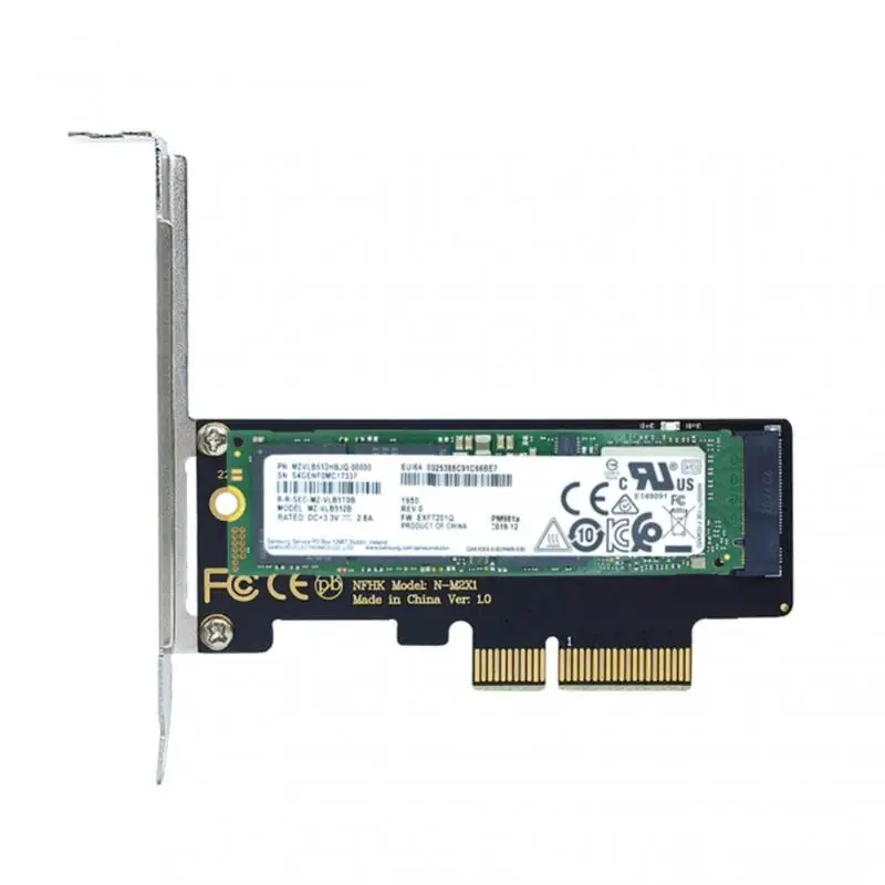 New M.2 NVMe SSD Express Card M Key To PCIE 4.0 X16 X8 X4 X1 Adapter External Support 2230-2280 Size FULL SPEED | Компьютеры и офис