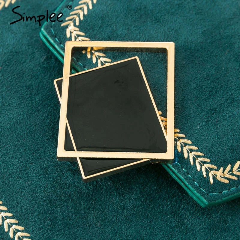 

Elegant embroider women shoulder bag Solid office lady retro leather handbags Button female chic autumn geometric bag