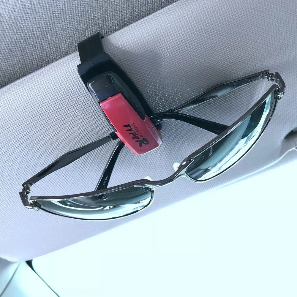 Holder for Glasses Case Universal Eyeglasses Cover Auto Sun Visor Clip Sunglasses Stand Car Accessories BMW Toyota VW | Автомобили и