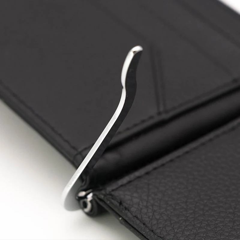 10 шт. пружинные металлические складные кошельки для мужчин|Кожаные аксессуары| |