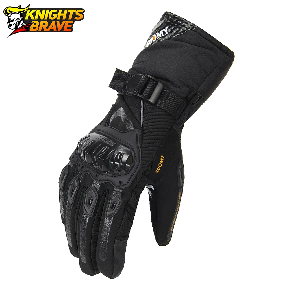 

SUOMY Winter Motorcycle Gloves 100% Waterproof Windproof Gant Moto Gloves Touch Screen Guantes Moto Motorbike Riding Gloves