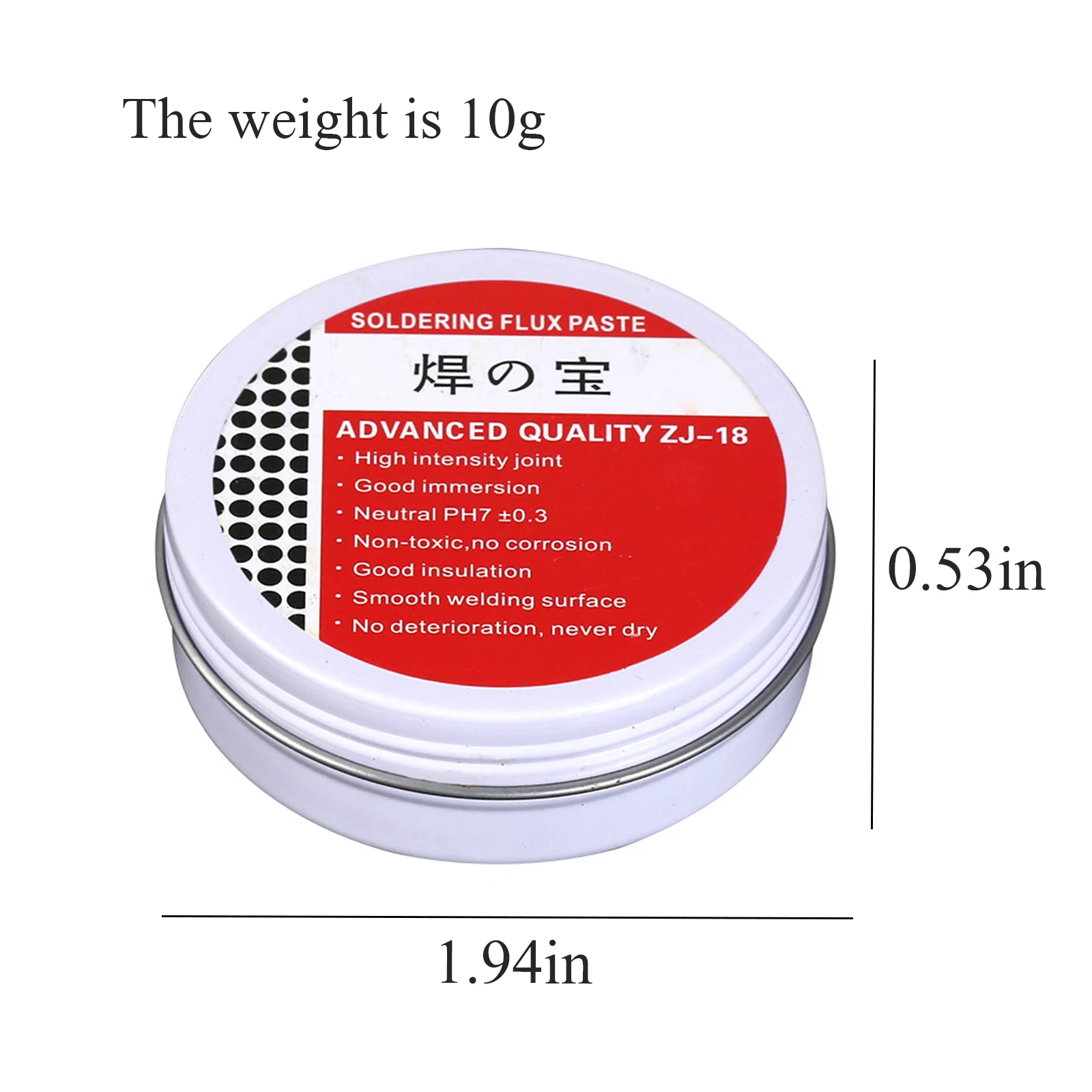 

10g Soldering Paste Mild Rosin Environmental Soldering Paste Flux PCB IC Parts Welding Soldering Gel Tool For Metalworking