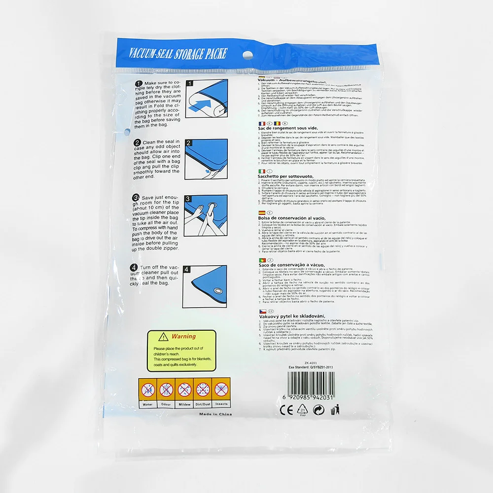 

Vacuum Bag Storage Bag Home Organizer Transparent Border Foldable Clothes Organizer Seal Compressed Travel Saving Bag #t1p