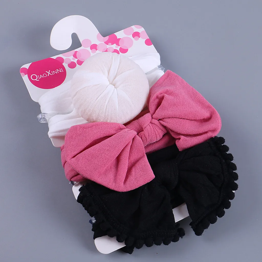 3 предмета реквизит для фотосессии новорожденных милые ободки с бантами