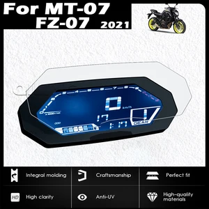 motorcycle dashboard screen protector for yamaha mt 07 mt07 fz 07 fz07 2021 tft lcd dashboard protective film screen protector free global shipping