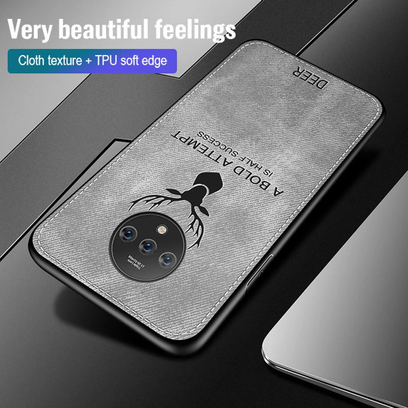 Для Oneplus 7T Pro чехол противоударный задняя крышка для One plus Чехол ультра тонкий